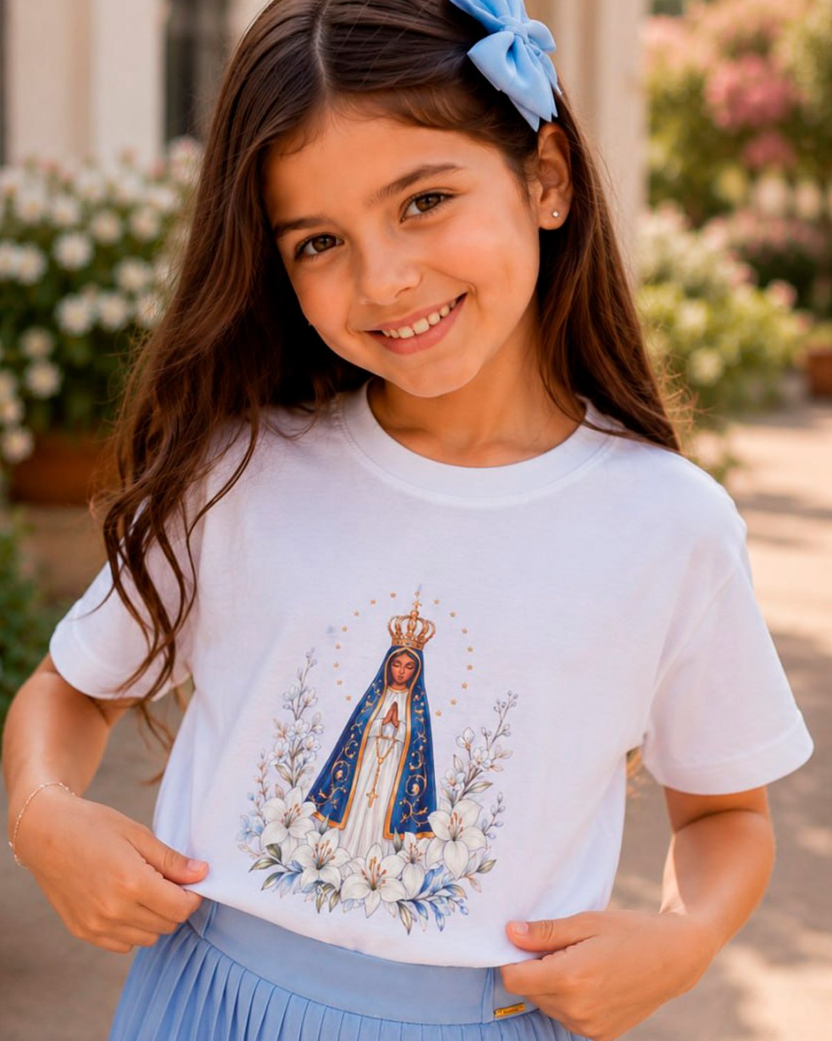 Camiseta Nossa Senhora Aparecida - Infantil - Imagem 3