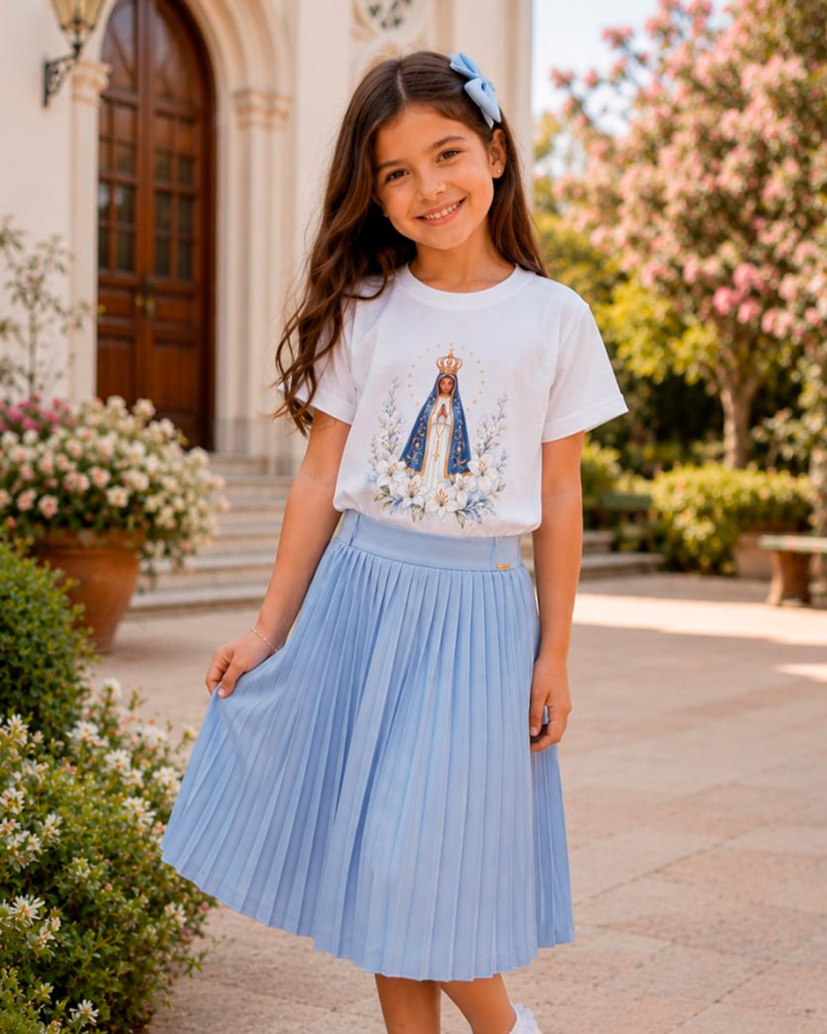 Camiseta Nossa Senhora Aparecida - Infantil - Imagem 2